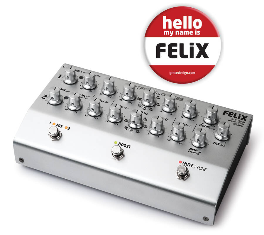 GRACE DESIGN フロアタイプの2chプリアンプ /ブレンダー『FELIX』が