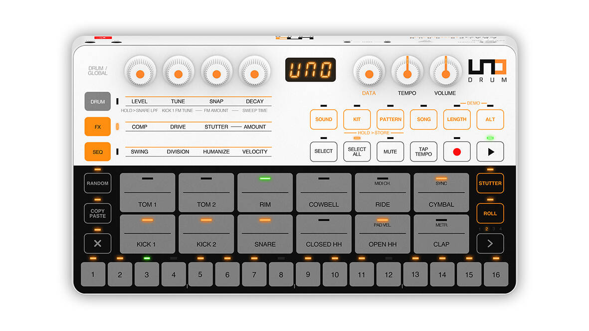 IK Multimedia UNO Synth/UNO Drumが30% OFF！さらにSyntronikが