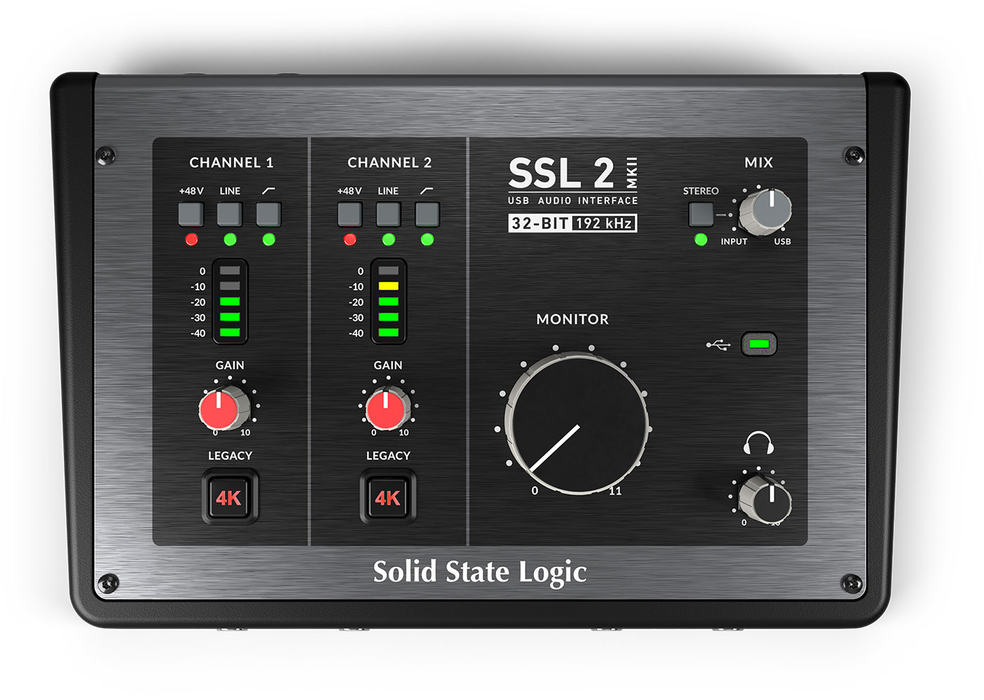 Solid State Logicが、2in2out USBオーディオインターフェース「SSL2