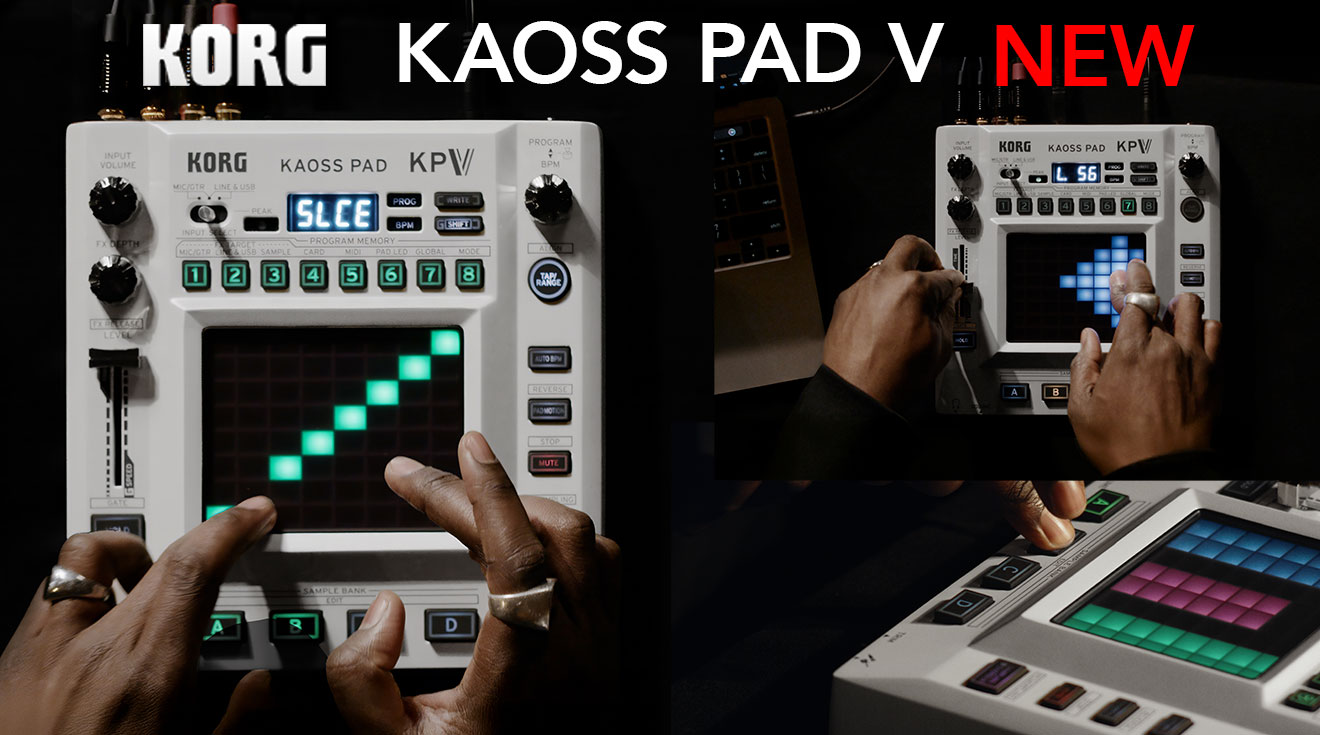 KORGがエフェクター＆DJ用サンプラー「KAOSS PAD V」を発表！現代の