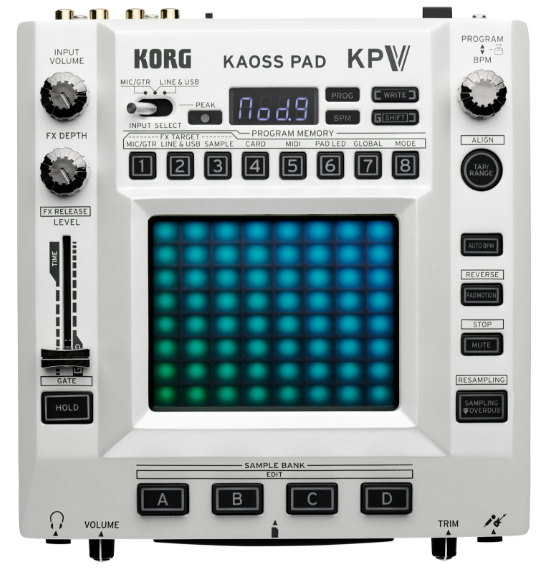 KORGがエフェクター＆DJ用サンプラー「KAOSS PAD V」を発表！現代の