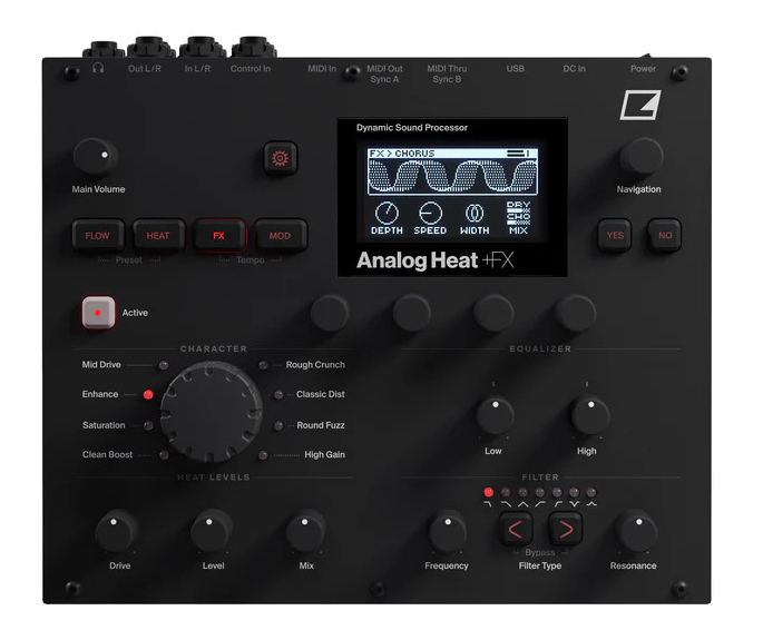 Elektronがダイナミック・サウンド・プロセッサーAnalog Heat +FXを