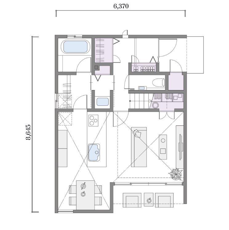 とことん考えた間取り（プラン）一覧｜あたりまえの間取り集500プラン