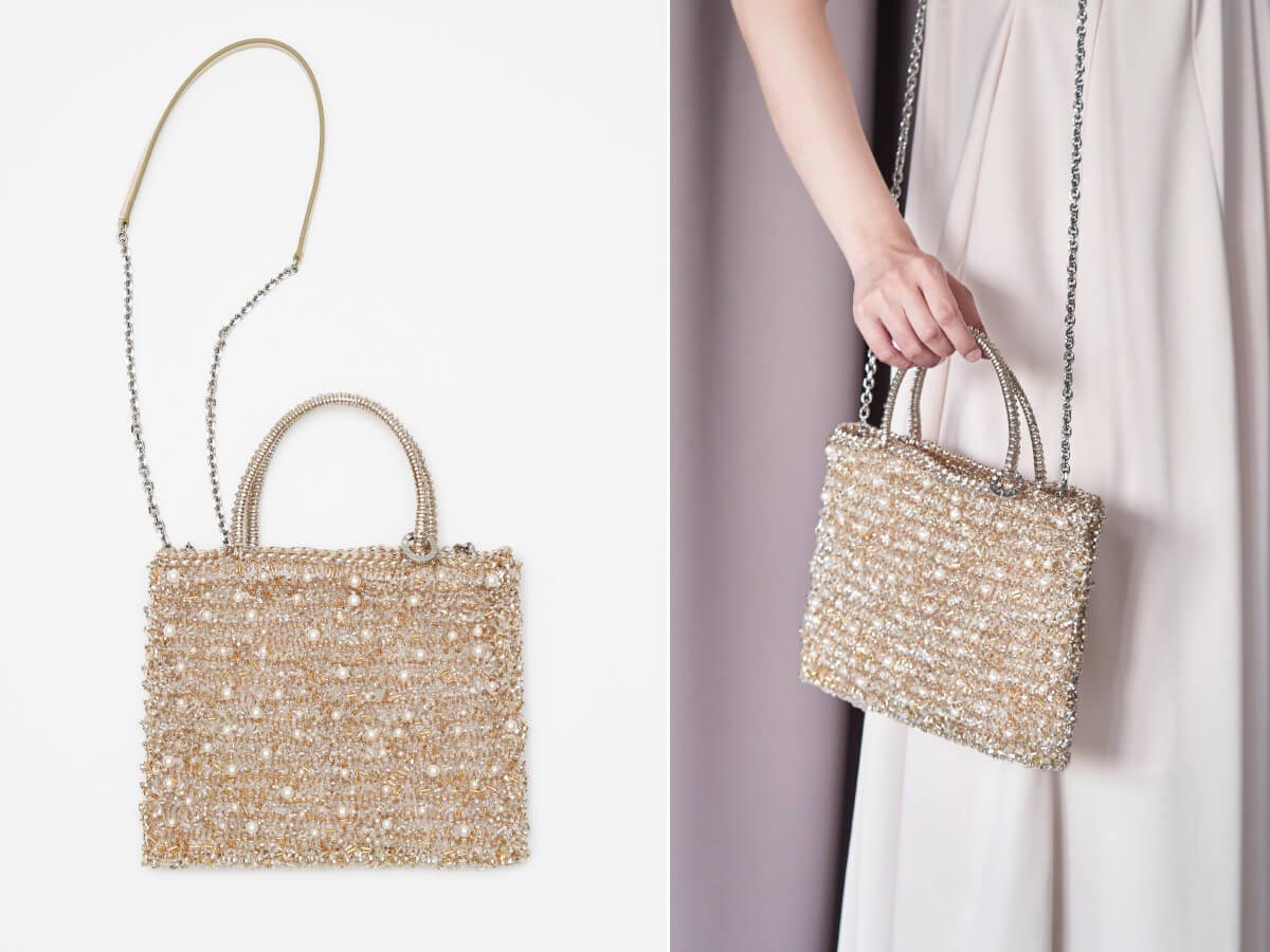 アンテプリマ/ワイヤーバッグ＞ペルラ グリッターに新作登場！期間限定