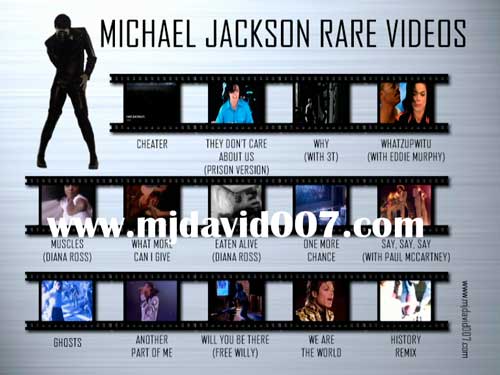 Michael Jackson - Rare videos dvd set - Buy it here!