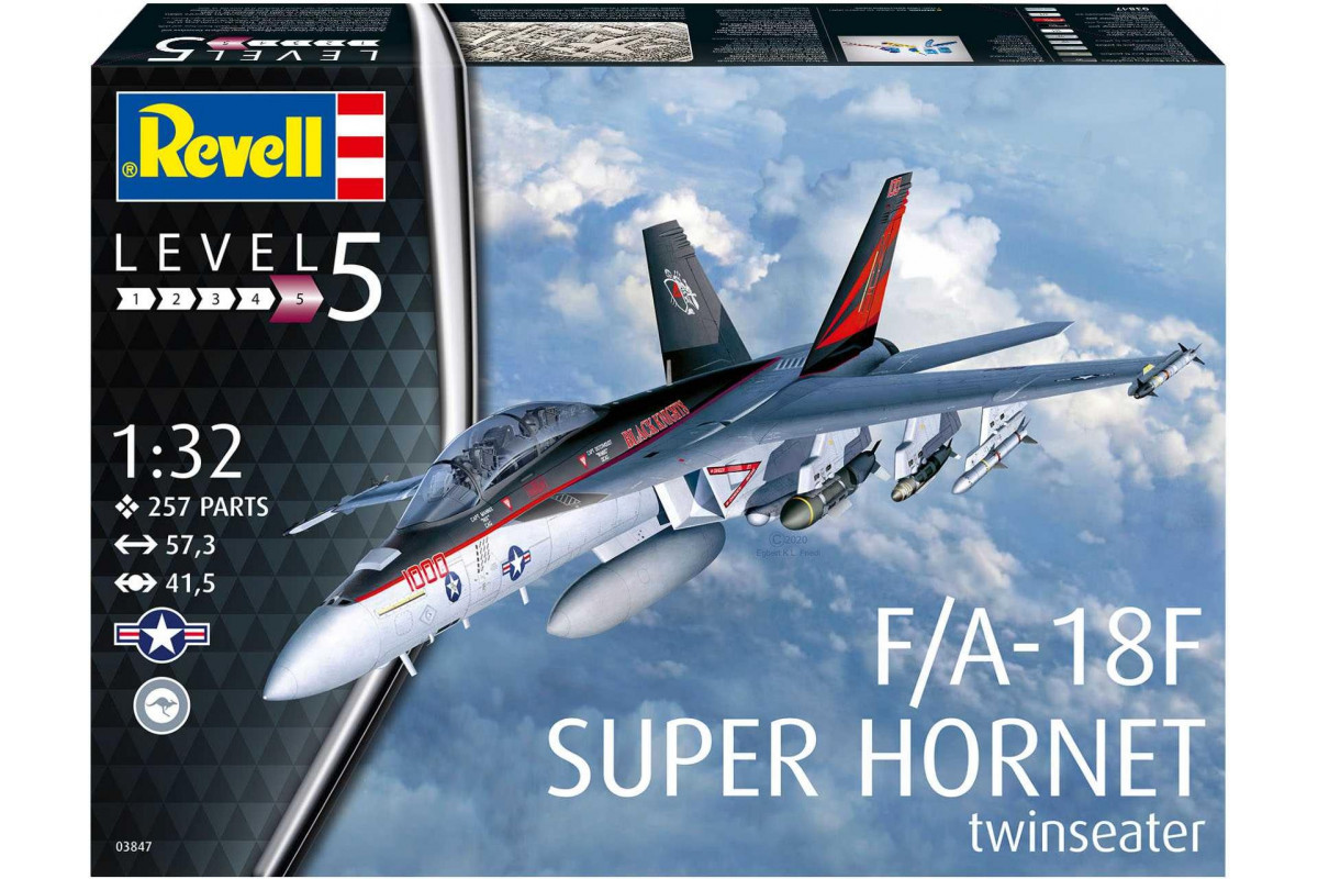 F/A-18F Super Hornet 1/32 スケール F/A-18F Super Hornet 1/32