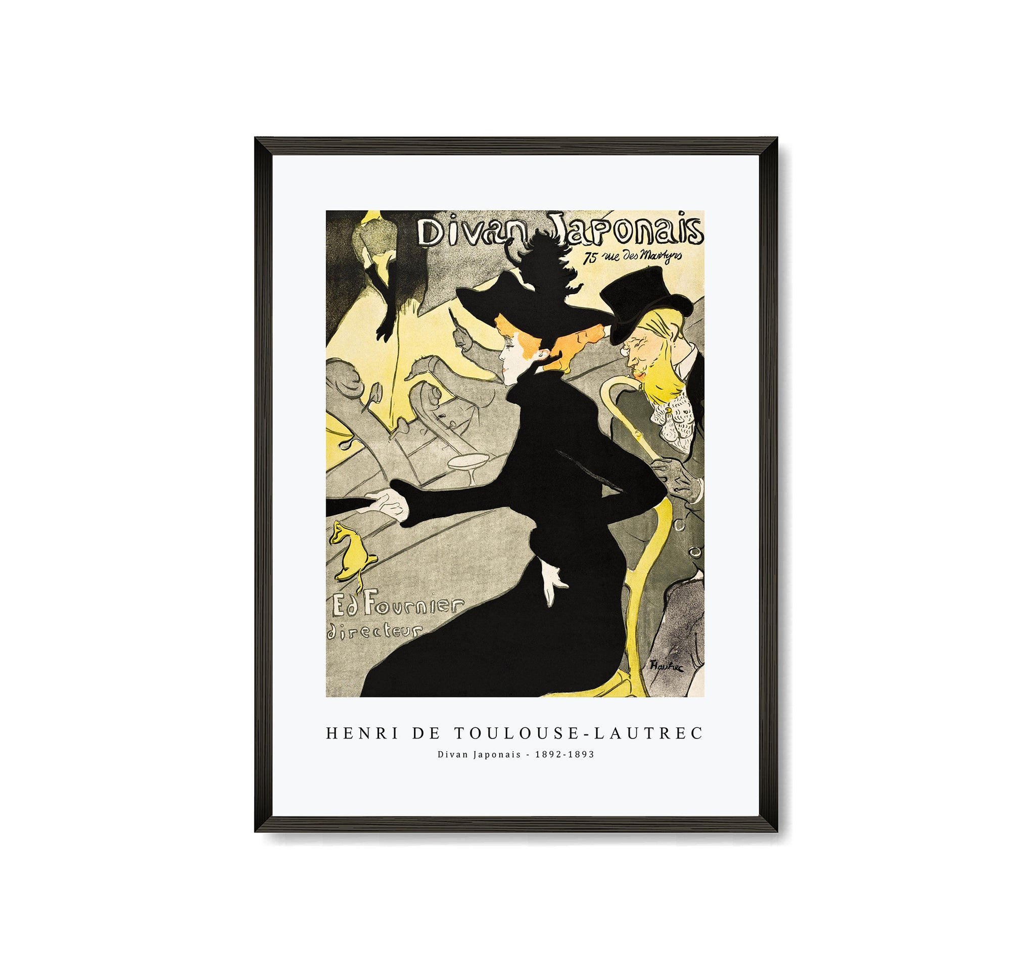 Henri De Toulouse–Lautrec - Divan Japonais 1892-1893| MPCANVAS