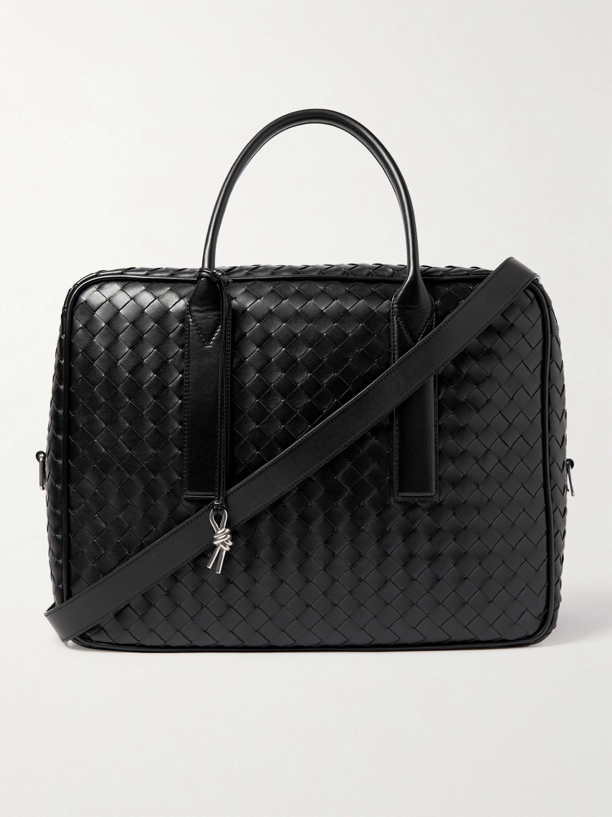 BOTTEGA VENETA Intrecciato Leather Briefcase for Men | MR PORTER