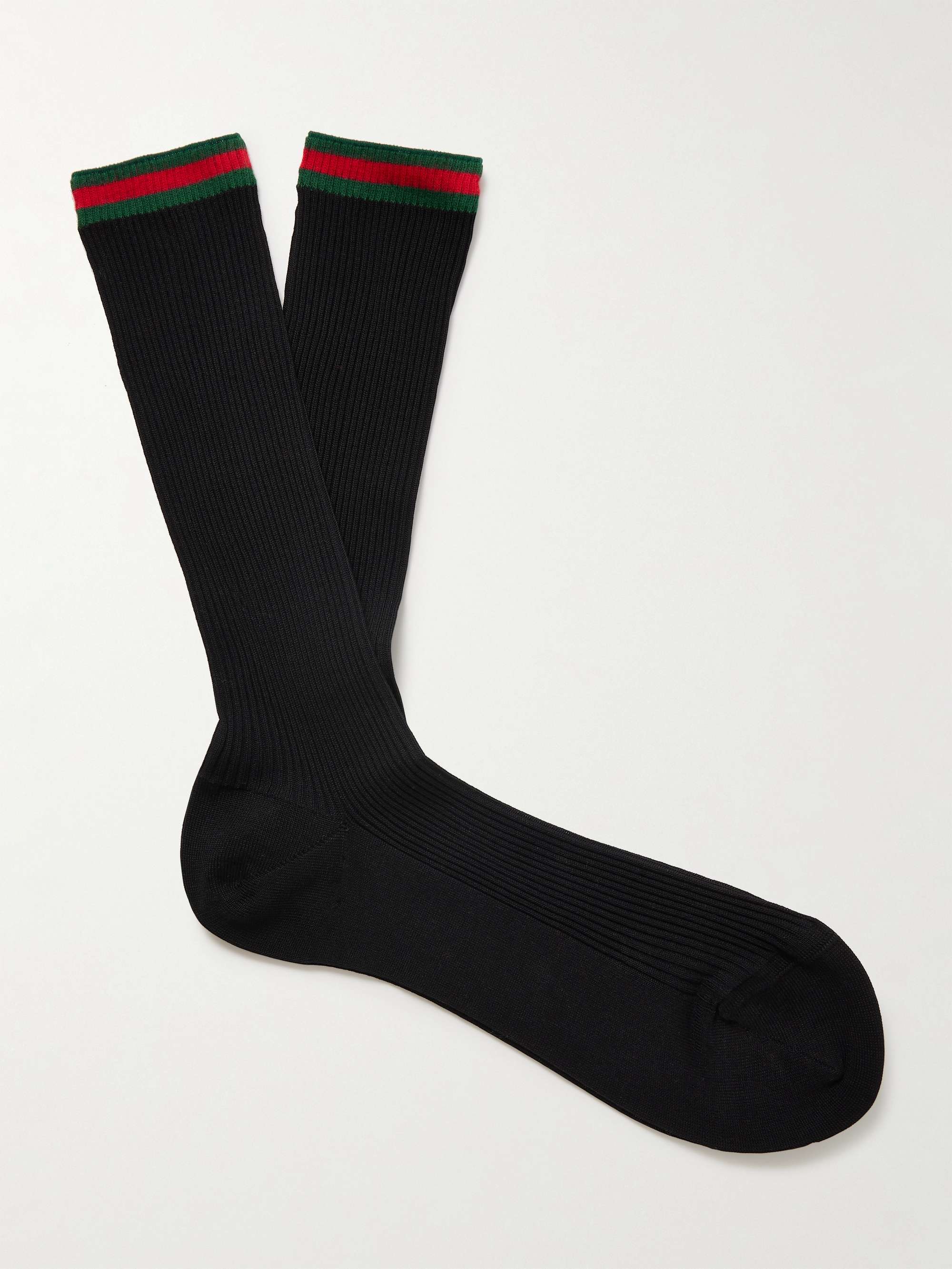 THE ELDER STATESMAN Yosemite Ribbed Cashmere Socks for Men | MR PORTER