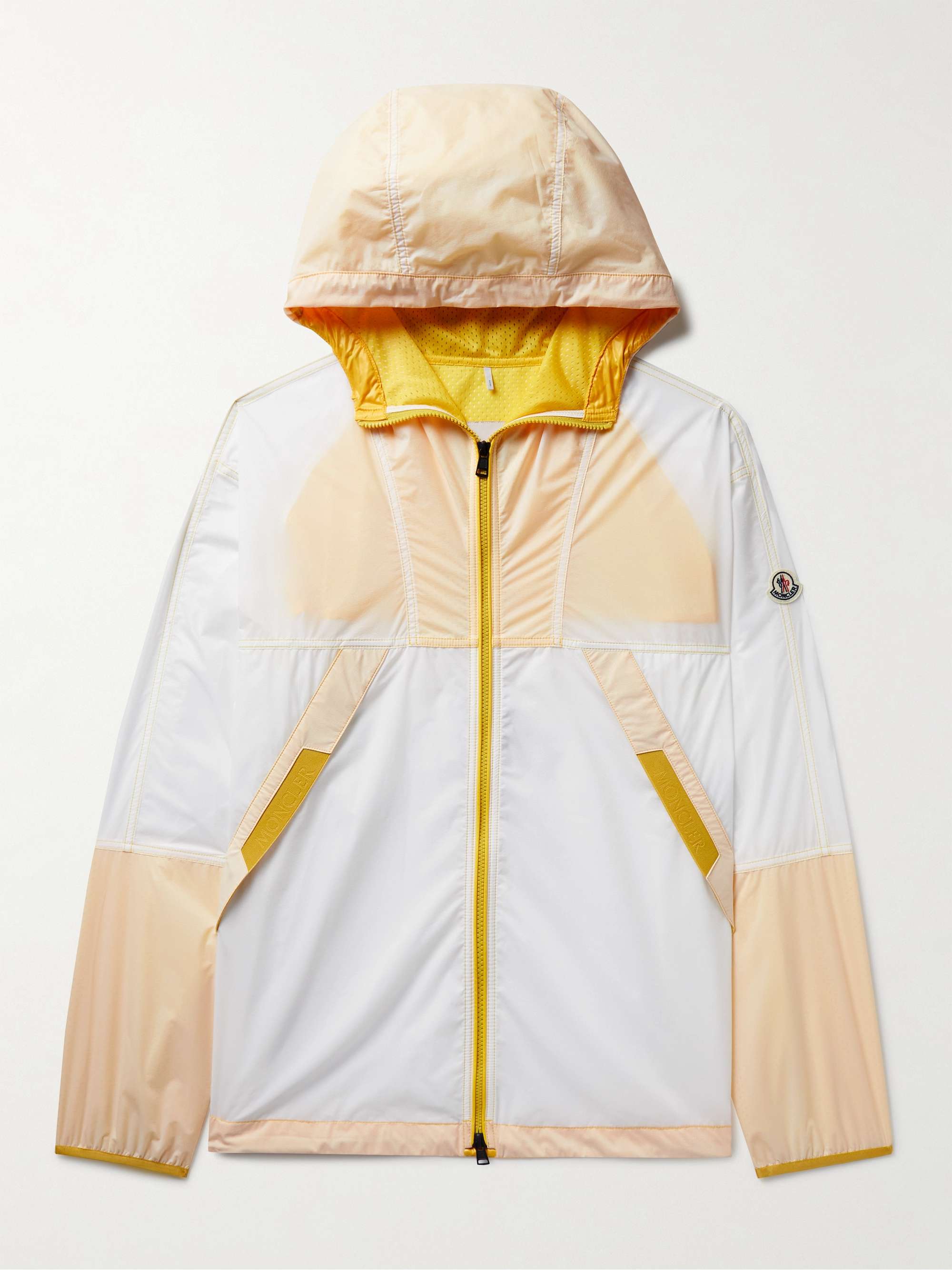 MONCLER Doi Logo-Appliquéd Webbing-Trimmed Nylon Hooded Jacket for