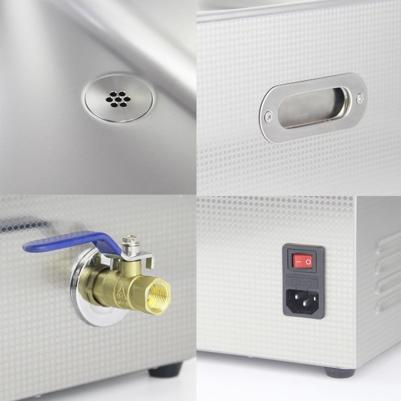 ダイヤル式 15L/40kHz 超音波洗浄機】 タイマー/ ヒーター/中型洗浄器