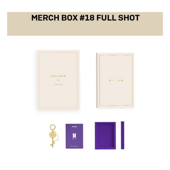 BTS Jungkook Merch Box 18 (Golden) – MrsMunKorea Shop