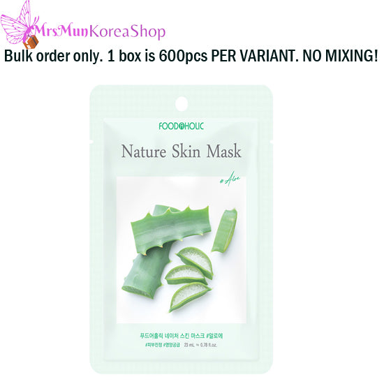 Foodaholic Nature Skin Mask Pack (PER BOX ORDER ORDER ONLY