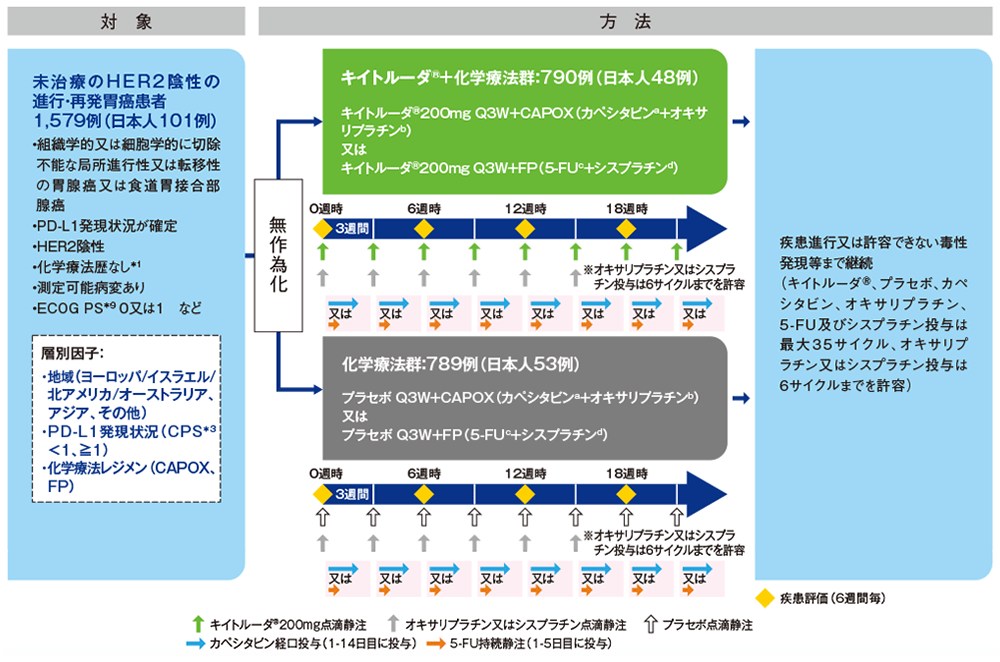 HER2陰性〉KEYNOTE-859試験 | 臨床成績 | キイトルーダ® 胃癌 | MSD