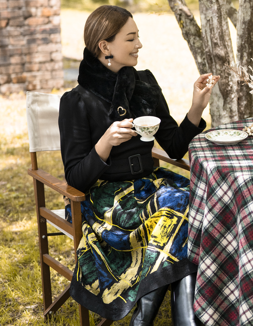 シャンブレージャガードローズワンピース | msgracy