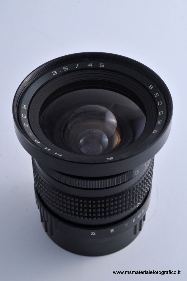 Obiettivo Mir - 26B 45mm f/3,5 (per Kiev 88) - M&S Materiale