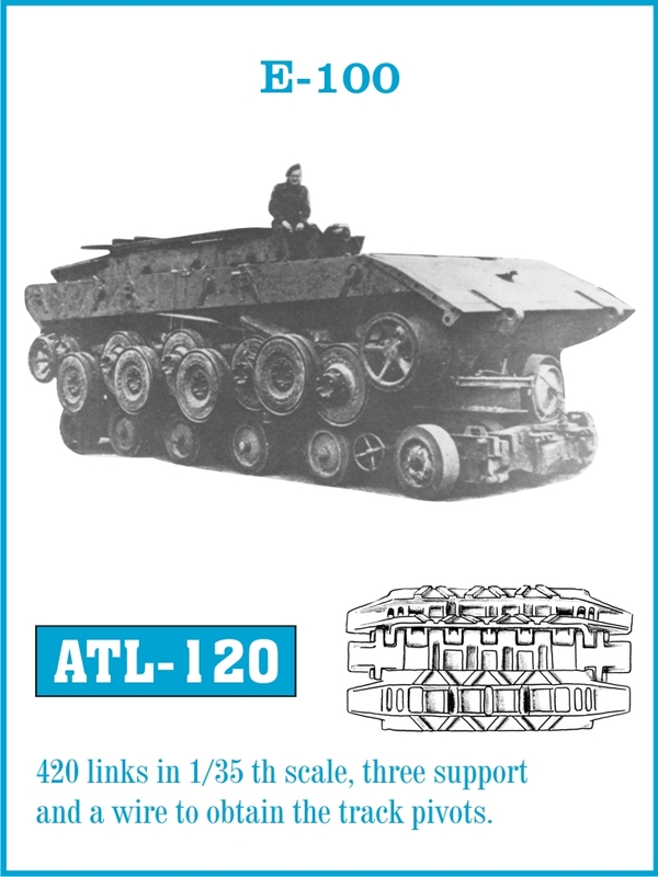 Friul Model[ATL-120]1/35 E-100/E-100 突撃砲用* - M.S Models Web Shop