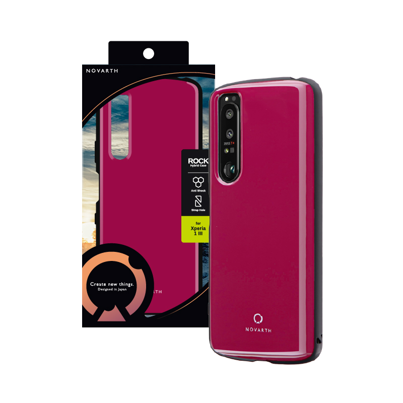 Xperia 1 III SO-51B/SOG03 耐衝撃ハイブリッドケース「ROCK