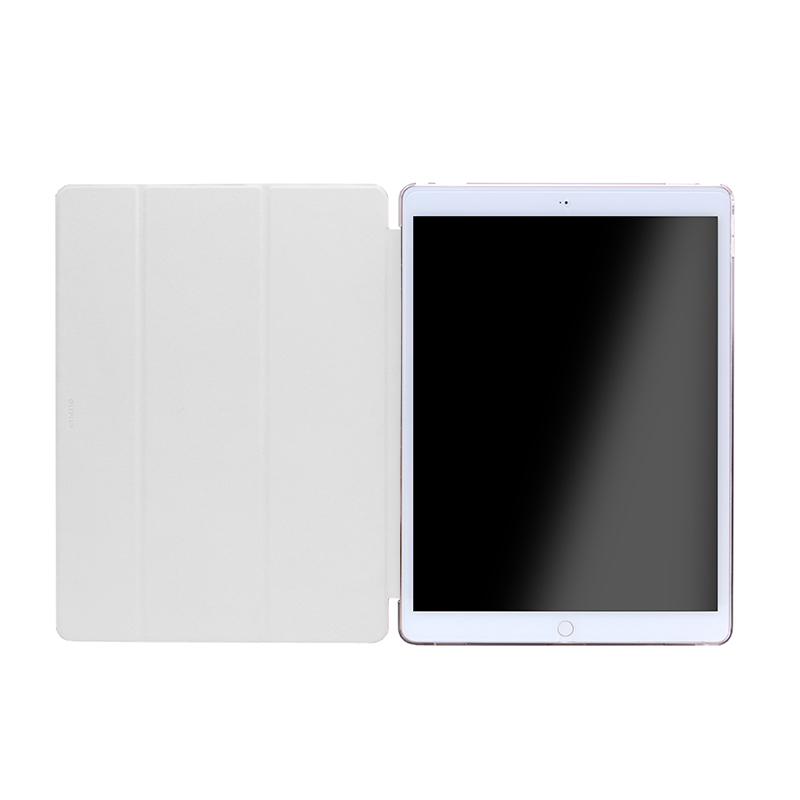 iPad Pro 12.9inch (第1世代) フラップケース 「Clear Note」 ホワイト