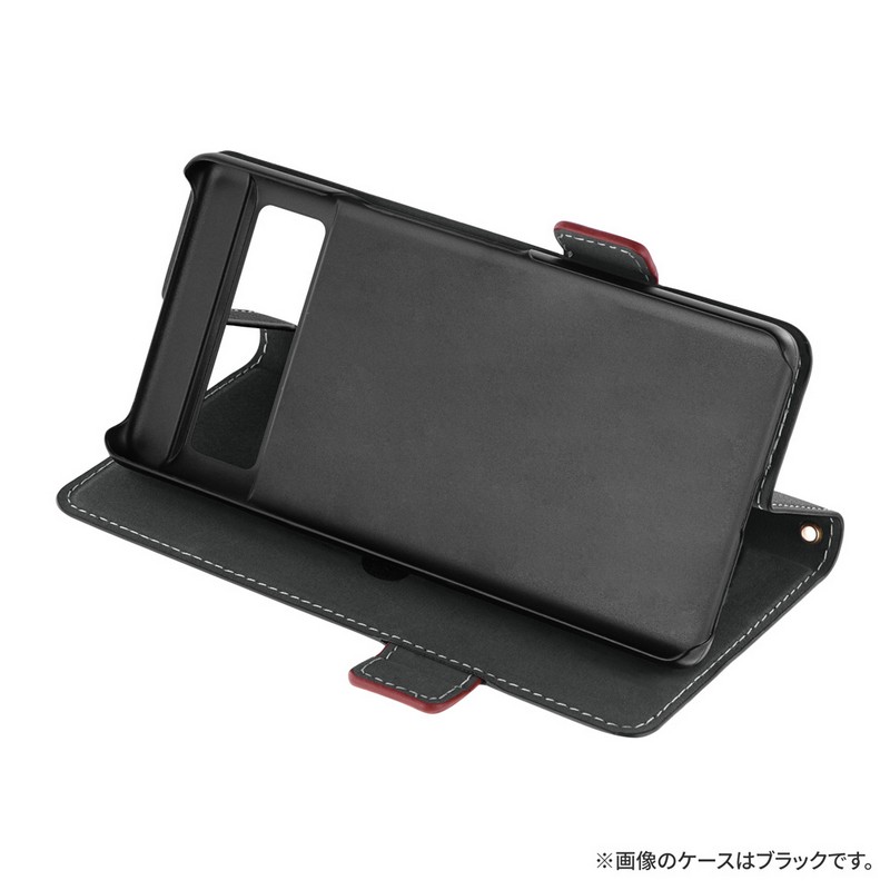 Google Pixel 7 軽量PUレザーフラップケース「Twoal」 キャメル