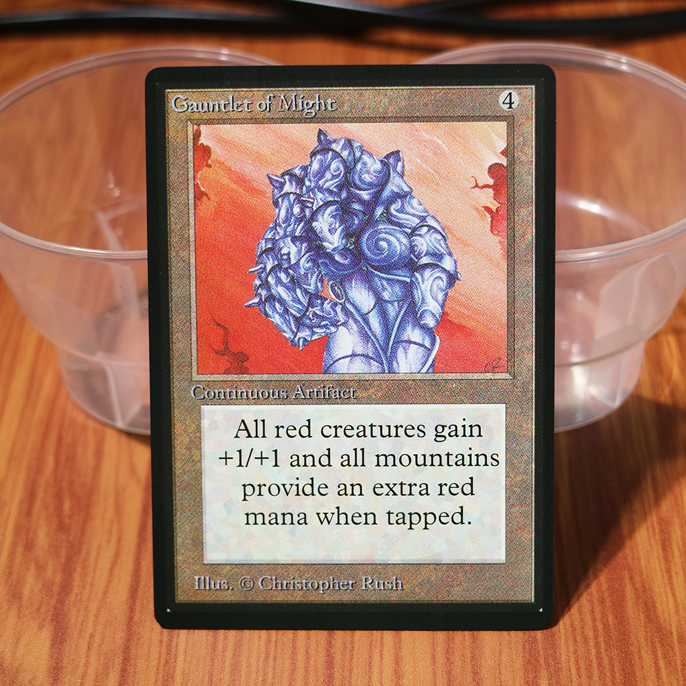 Gauntlet of Might beta magic the gathering proxy mtg cards Top