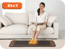 遠赤岩盤マット式部 | 健康商品ラインナップ | 商品情報 | MTG Co., Ltd.