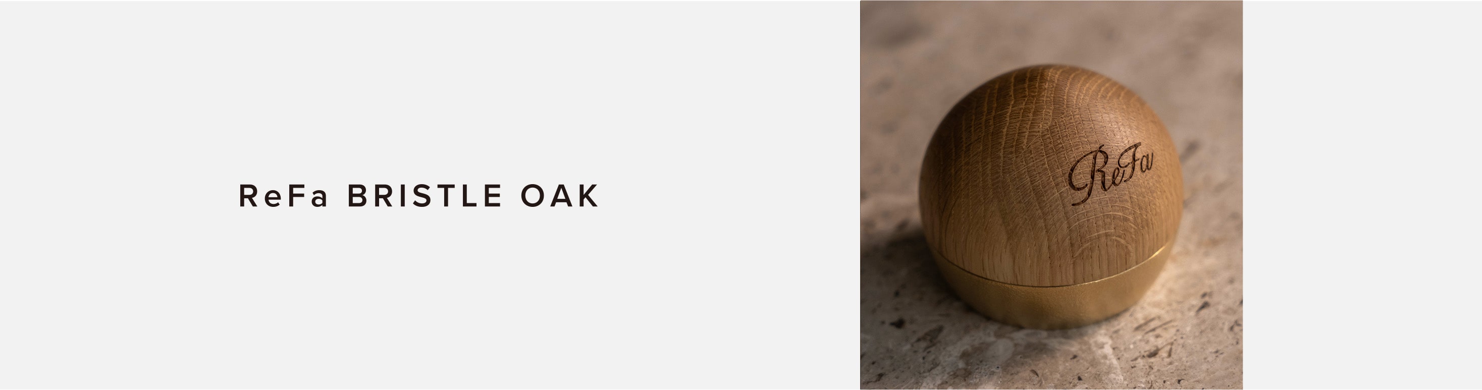 リファブリッスル オーク（天然猪毛） | ヘアブラシ | ReFa（リファ