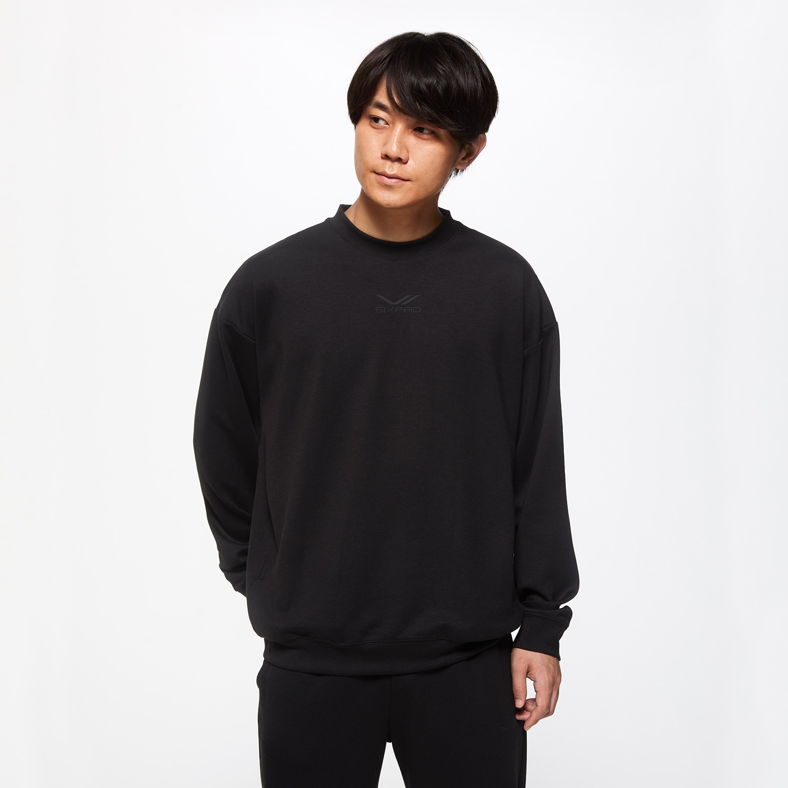 一般医療機器】シックスパッド リカバリーウェア クルーネック -疲労