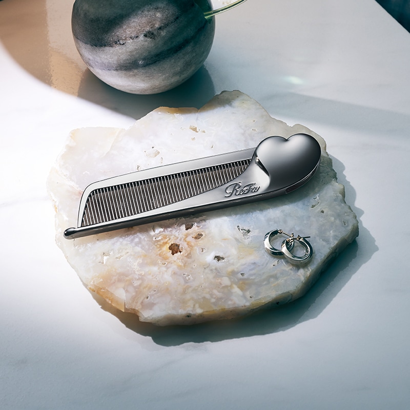 リファハートコーム アイラ クロム（ブラッククロムの顔まわり用コーム