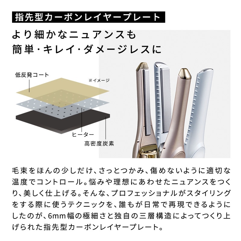 ReFaギフトラッピングセット S】リファフィンガーアイロン ST 6（極細