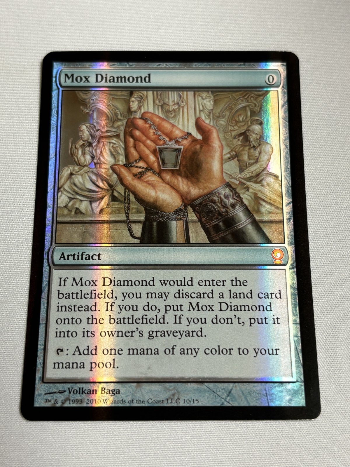 Foil】《モックス・ダイアモンド/Mox Diamond》[FtV:Relics] NM - MTG