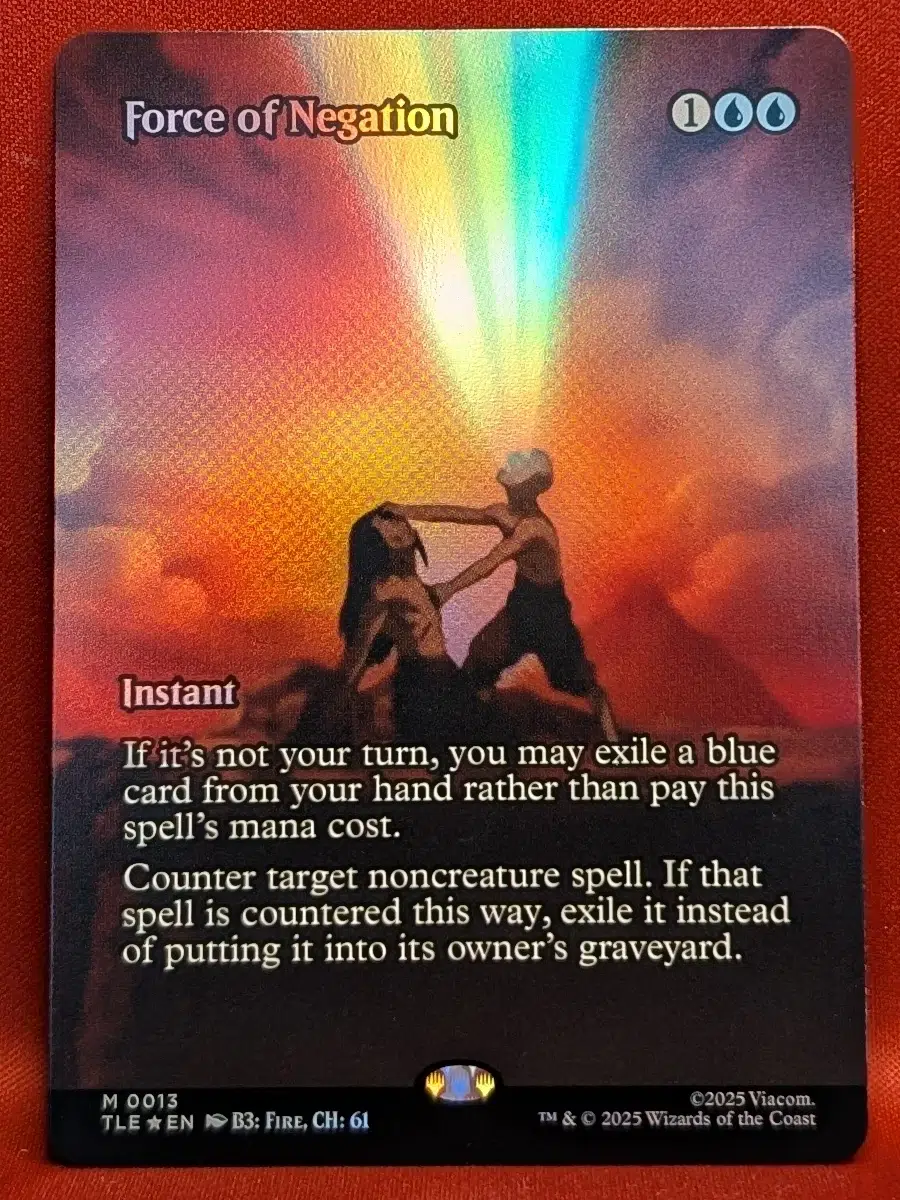 Force of Negation Avatar Magic the Gathering Proxy Foil