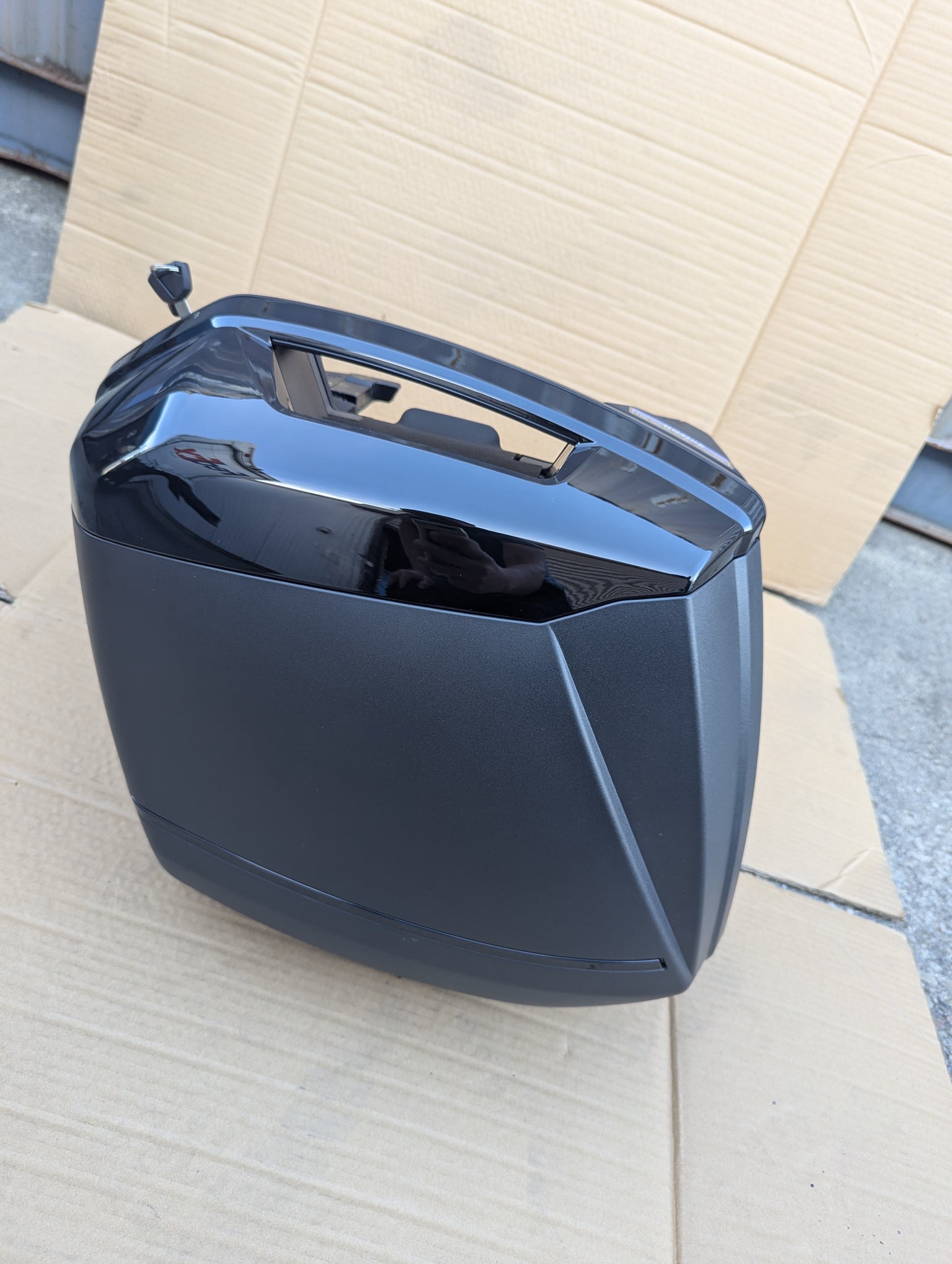 Black Improved 38L saddlebags Paniers for Kawasaki Versys 650