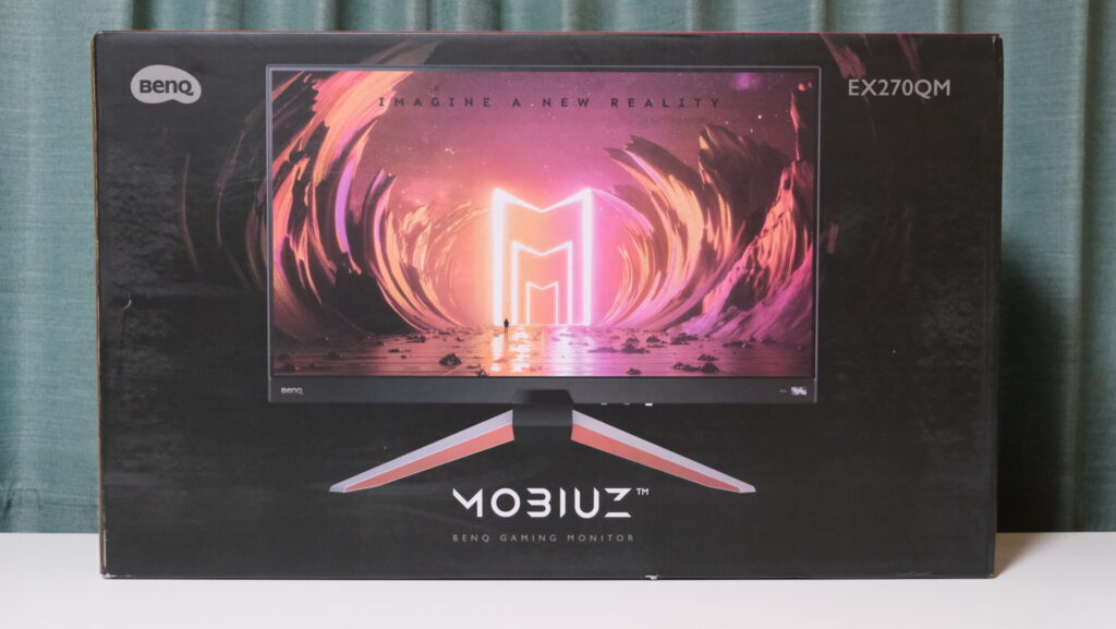 組み立て＆解説】BenQ MOBIUZ EX270QM 徹底レビュー！ | 無糖のデスク