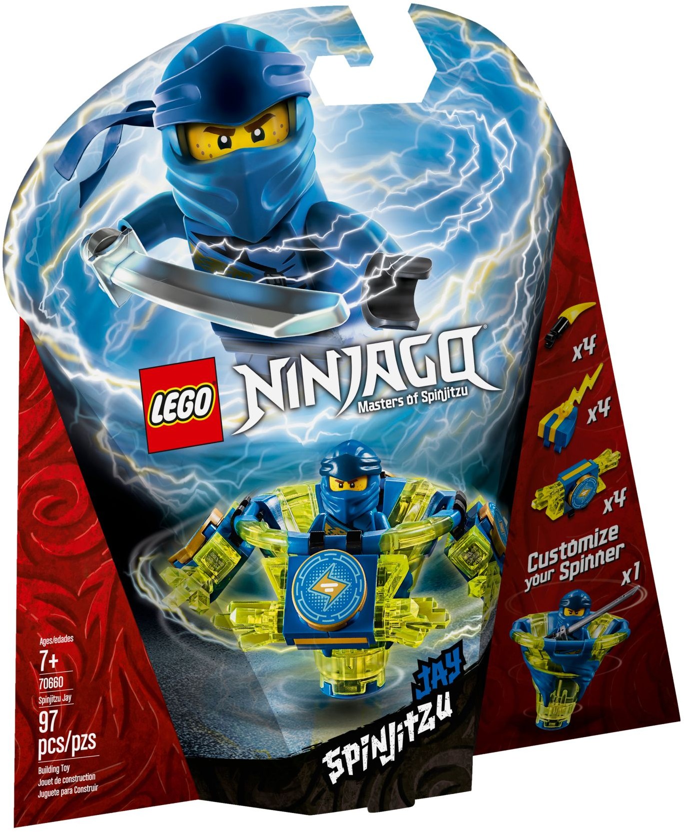 Lego 70660 Ninjago Spinjitzu Jay MP29212 | Mucit Panda