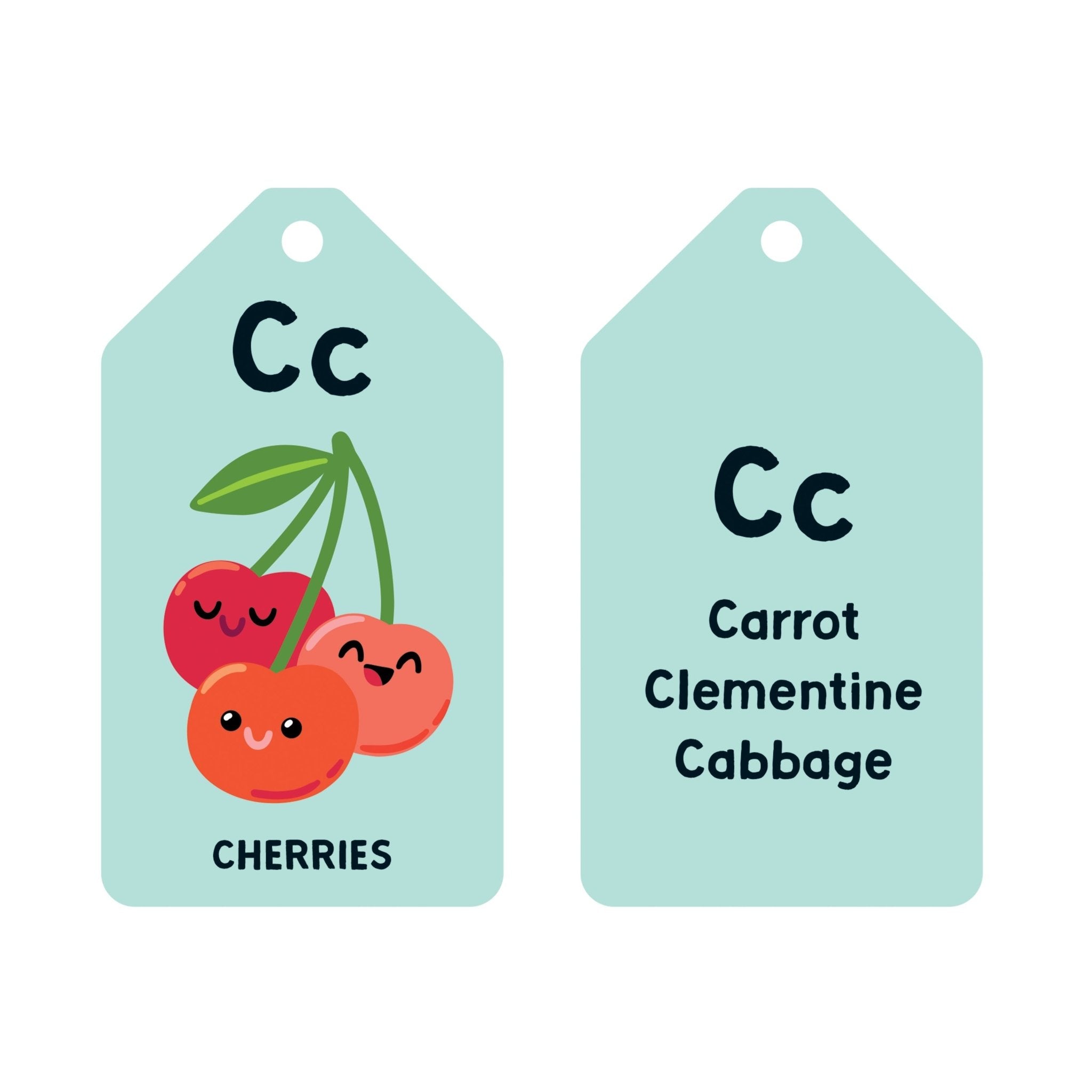 A is for Avocado Ring Flash Cards - Mudpuppy