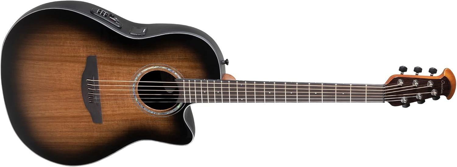 Ovation CS24P-ABLKW-G Celebrity Exotic Selection Acoustic-electric