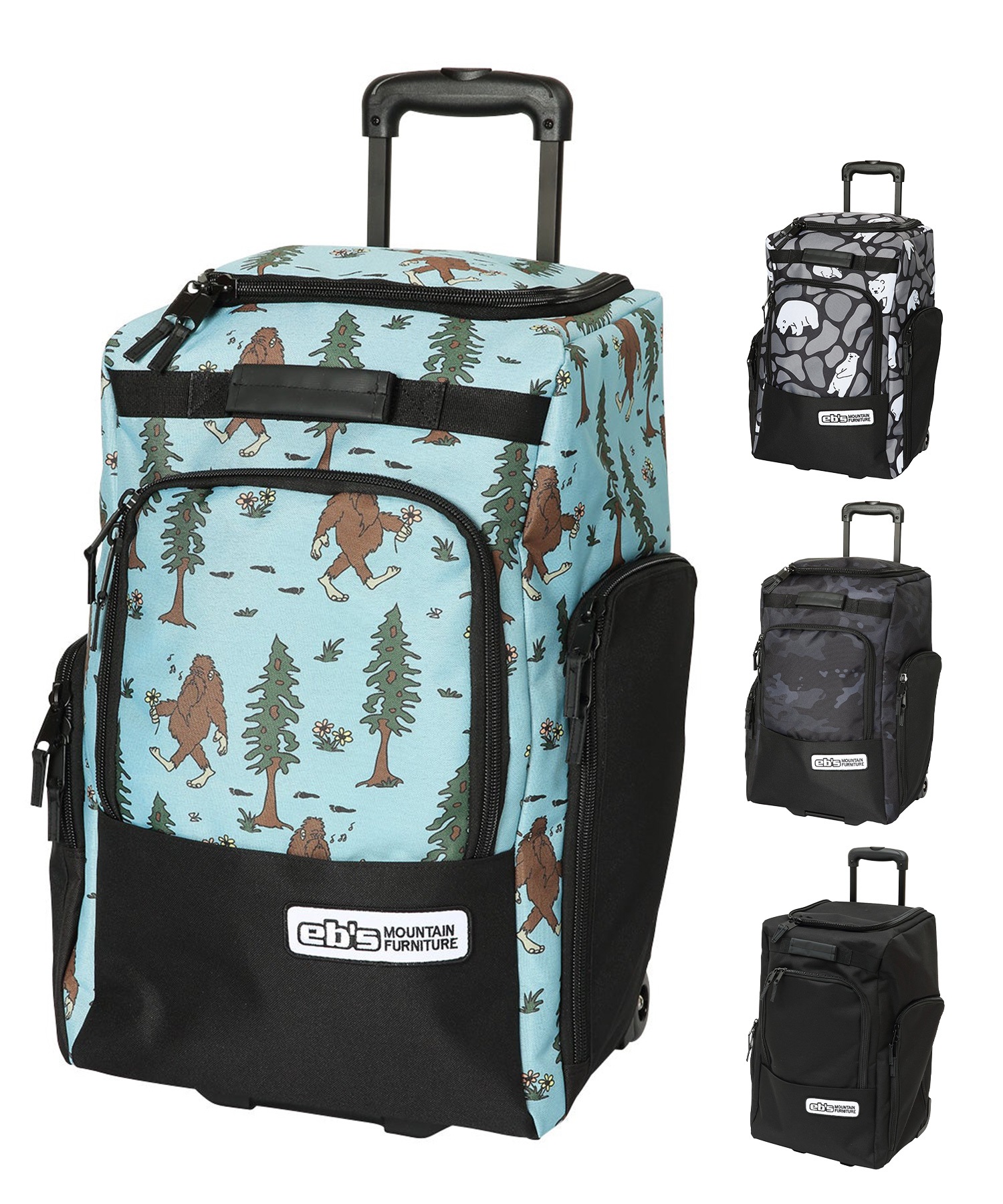 eb's エビス CONTAINER WHEEL スノーボード バッグ ムラサキスポーツ