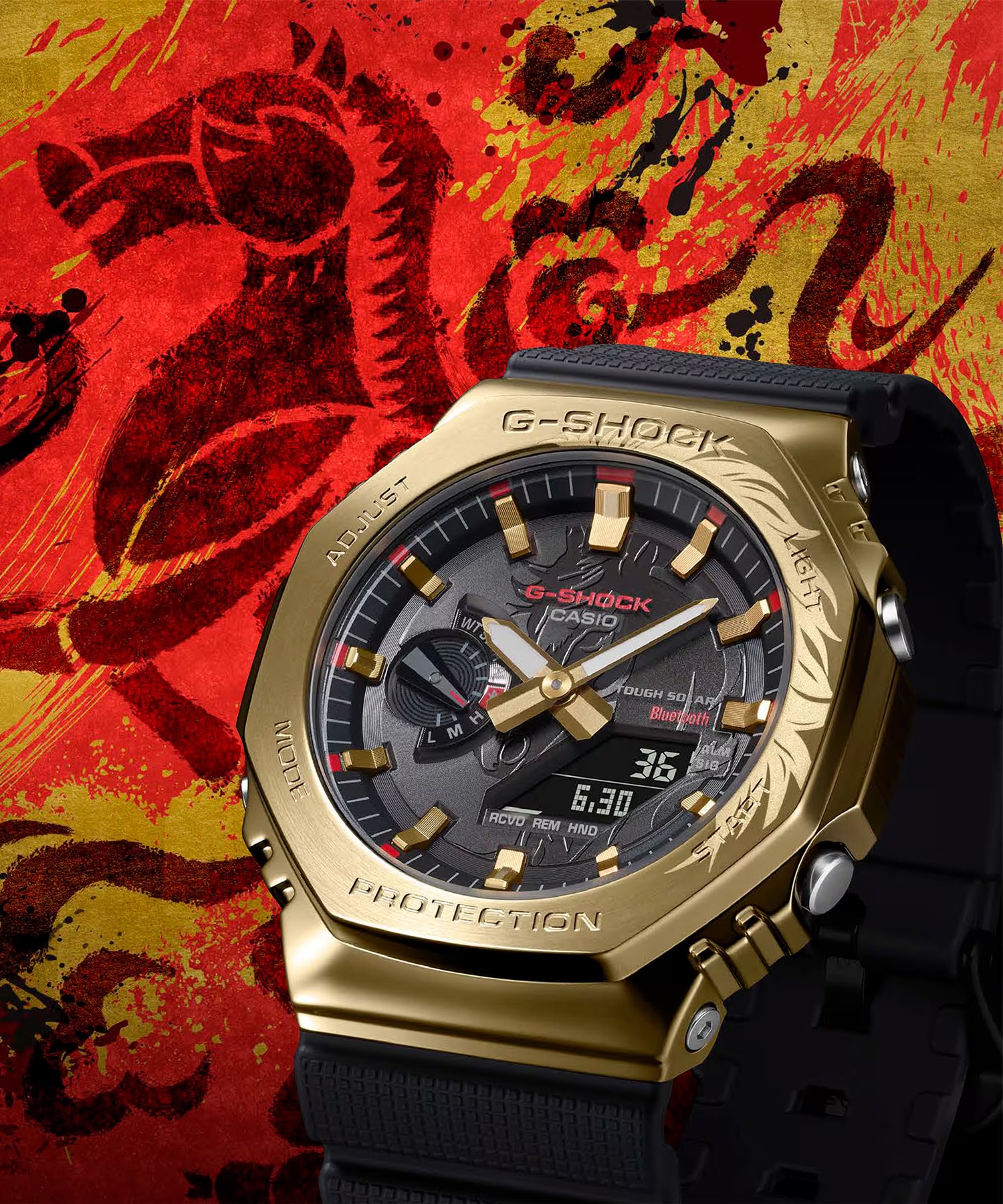 G-SHOCK ジーショック 腕時計 ソーラー 干支 午年 千里馬 GBM-2100CX