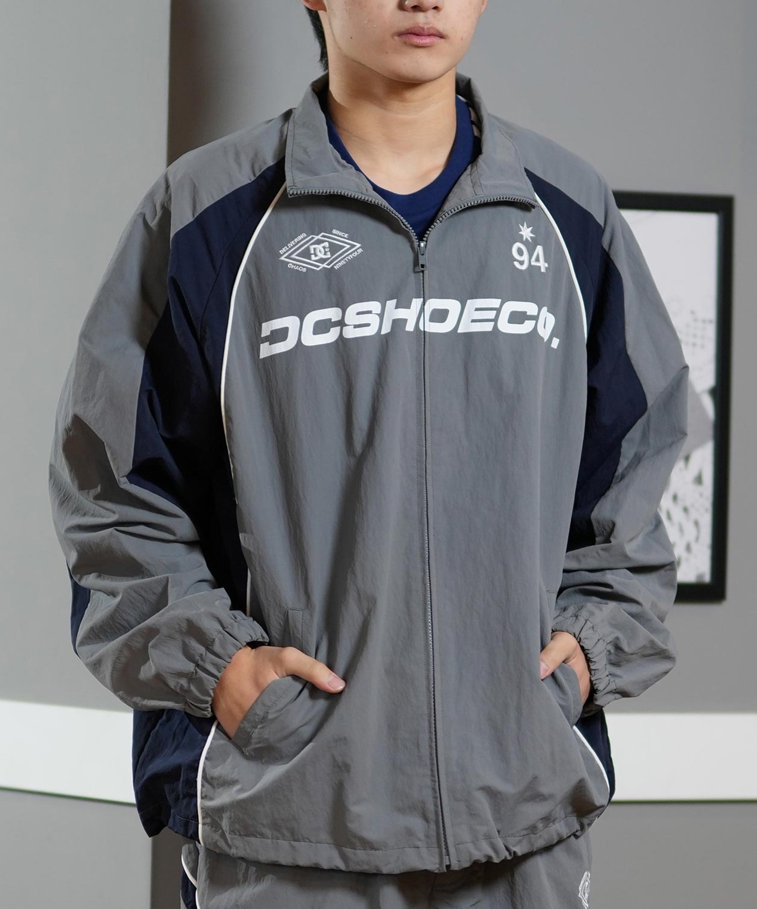 DC ディーシー アウター トラックジャケット メンズ ナイロン