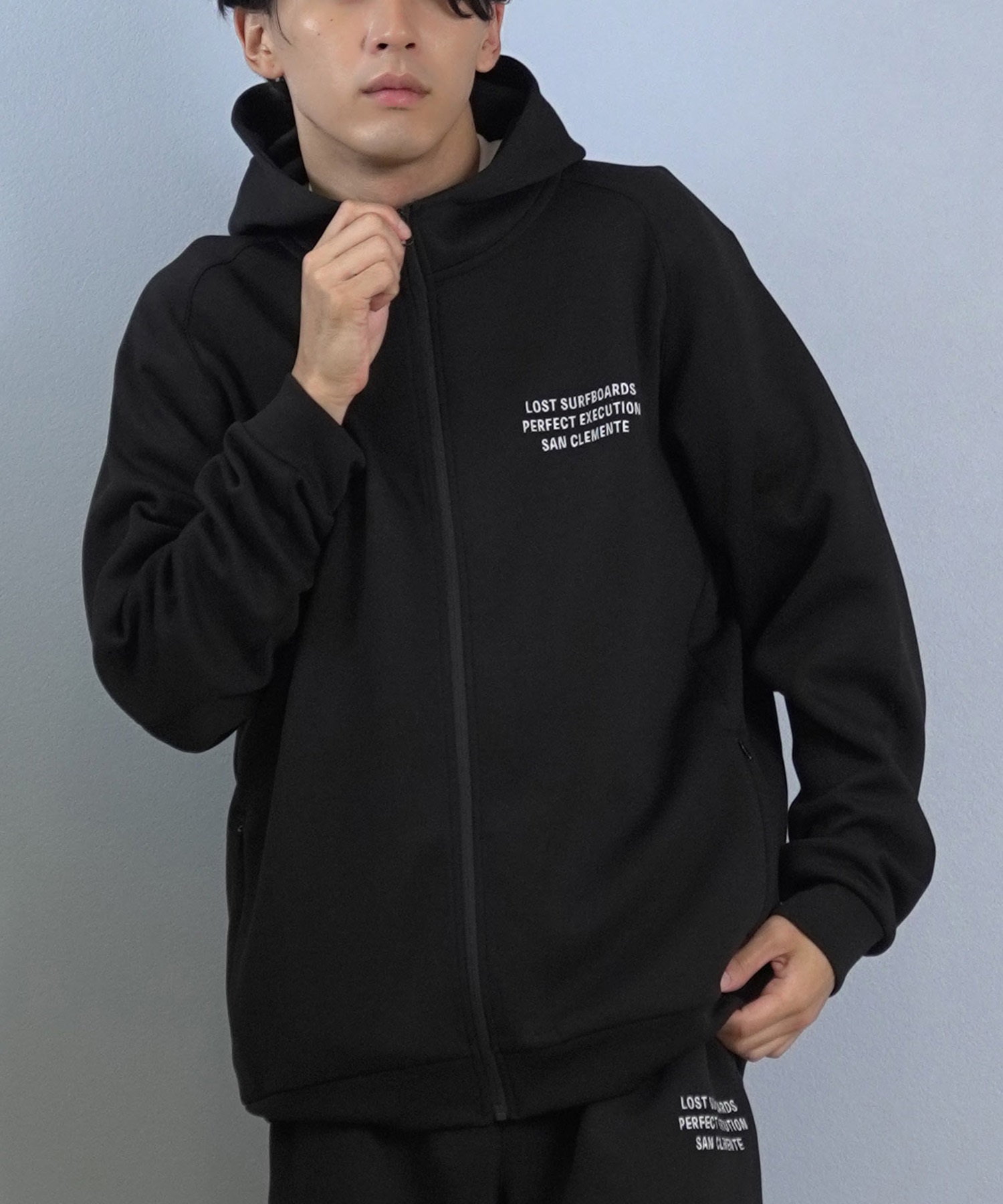 LOST ロスト ジップアップ パーカー メンズ スウェット フーディー