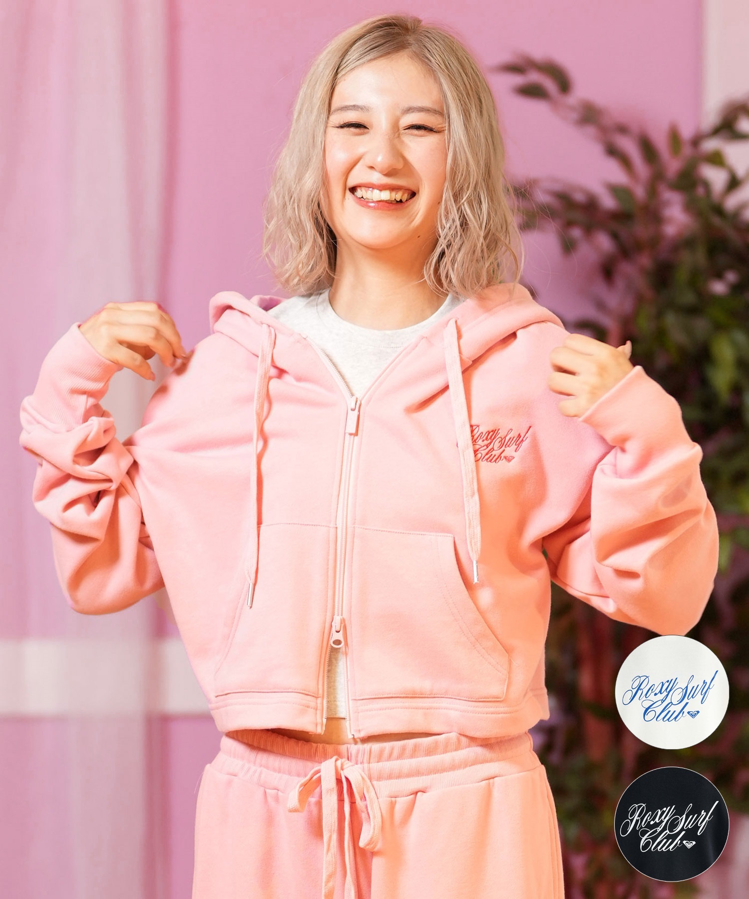 BLACK PINK ベロアジップアップフーディー パーカーShort 会場限定