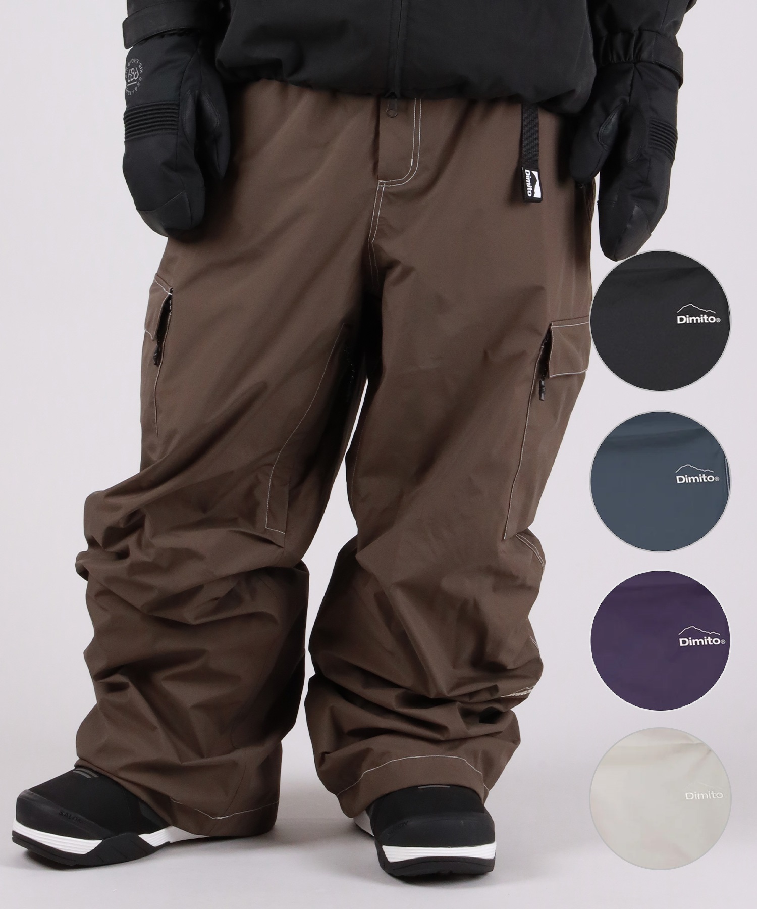 DIMITO ディミト WORKS LINE PANTS スノーボード ウェア パンツ ユニ