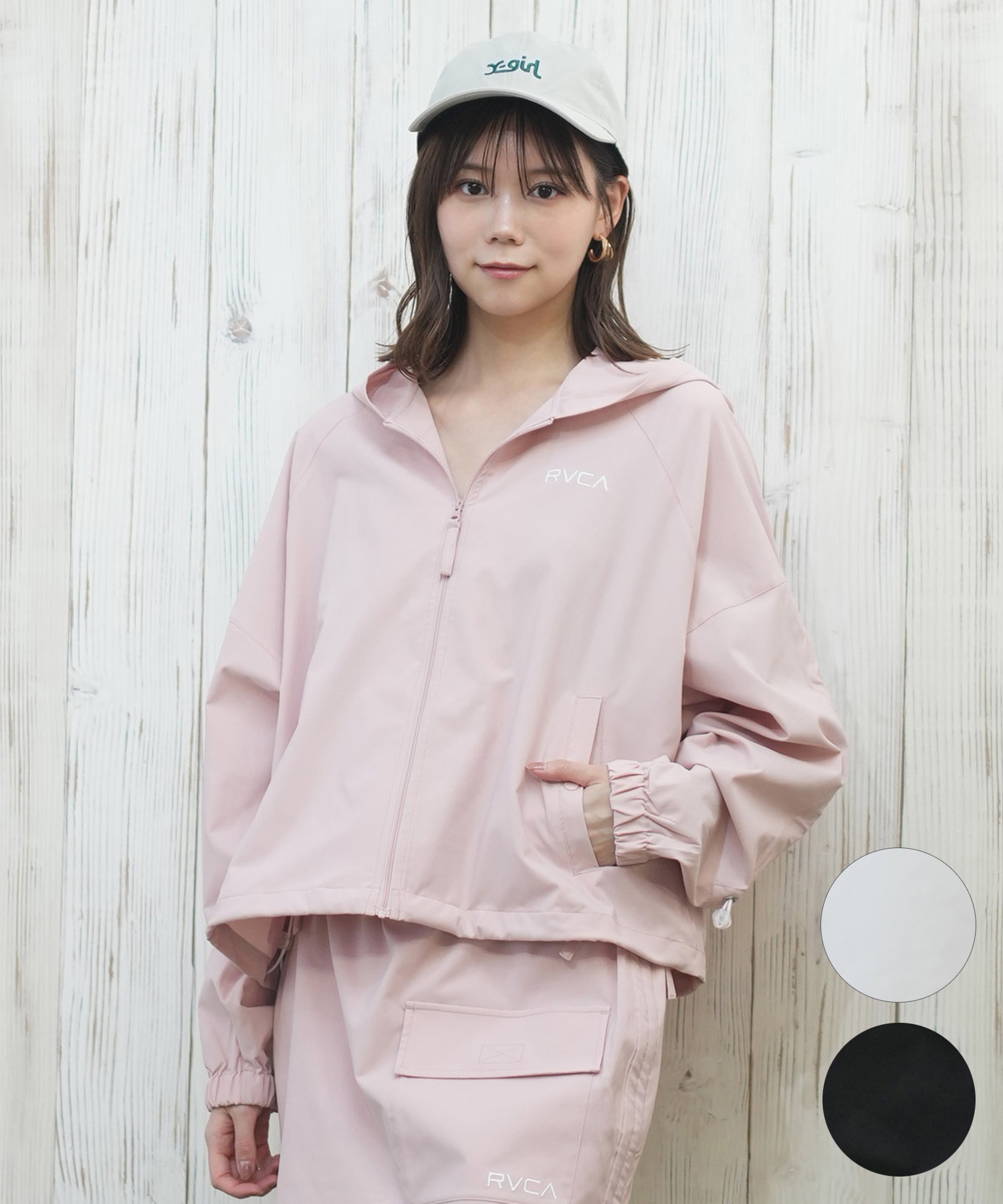 RVCA ルーカ ラッシュガード レディース パーカー ジップアップ 水陸