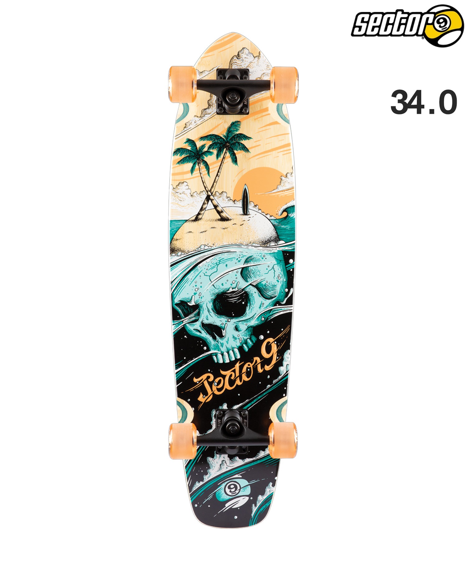 SECTOR9 セクターナイン スケートボード ロングスケート 34.0inch
