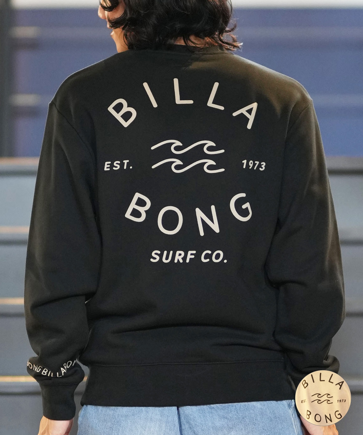 BILLABONG ビラボン トレーナー クルー メンズ スウェット バック
