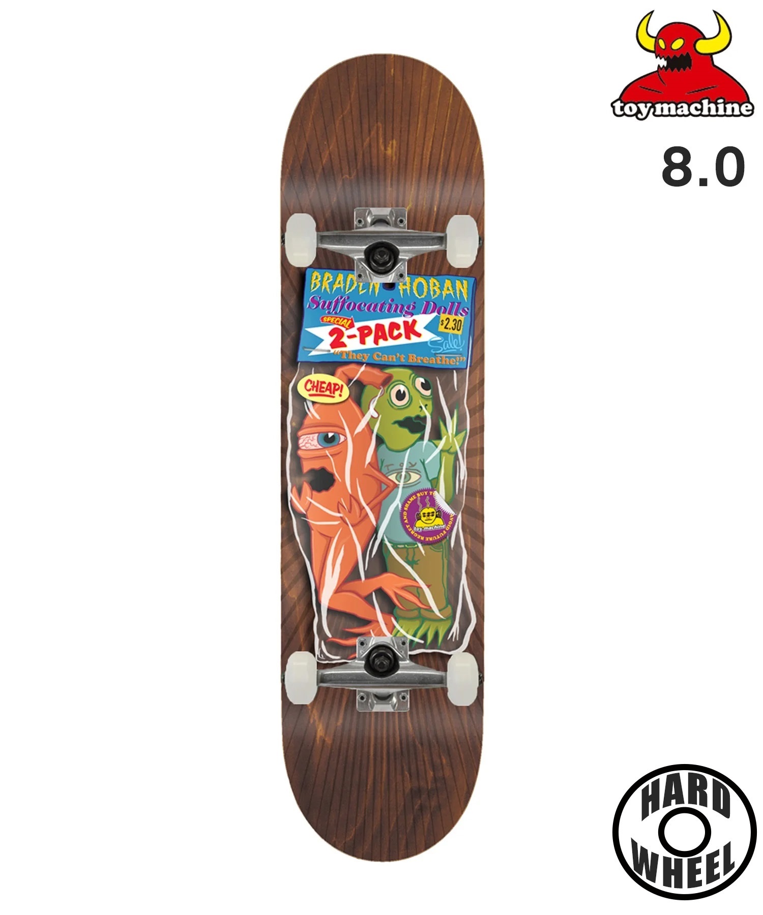 TOY MACHINE トイマシーン スケートボード コンプリート 8.0inch HOBAN