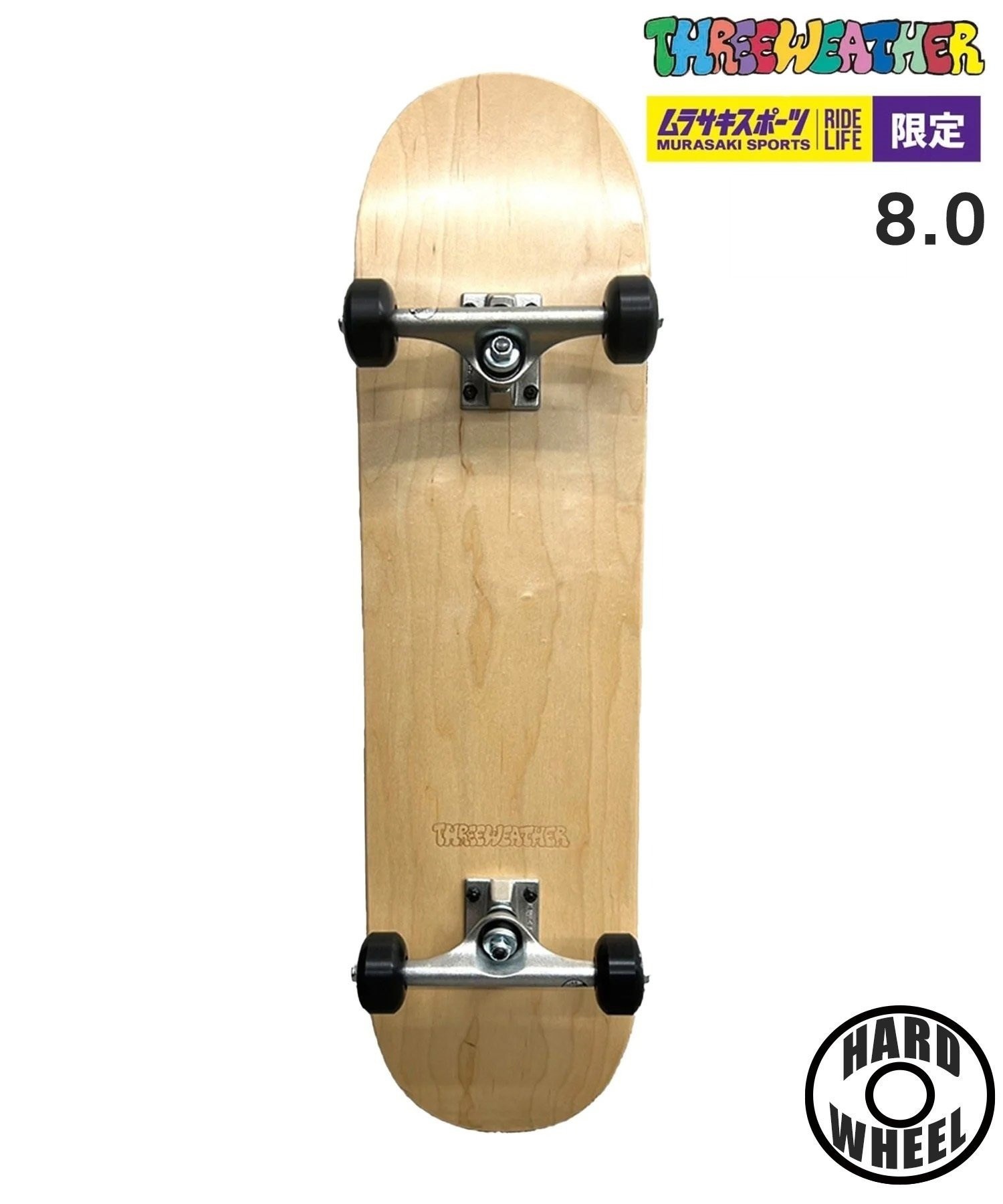 スケートボード THREE WEATHER スリーウェザー コンプリートセット 8.0