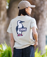 CHUMS チャムス Booby Logo T-Shirt レディース 半袖Tシャツ バック