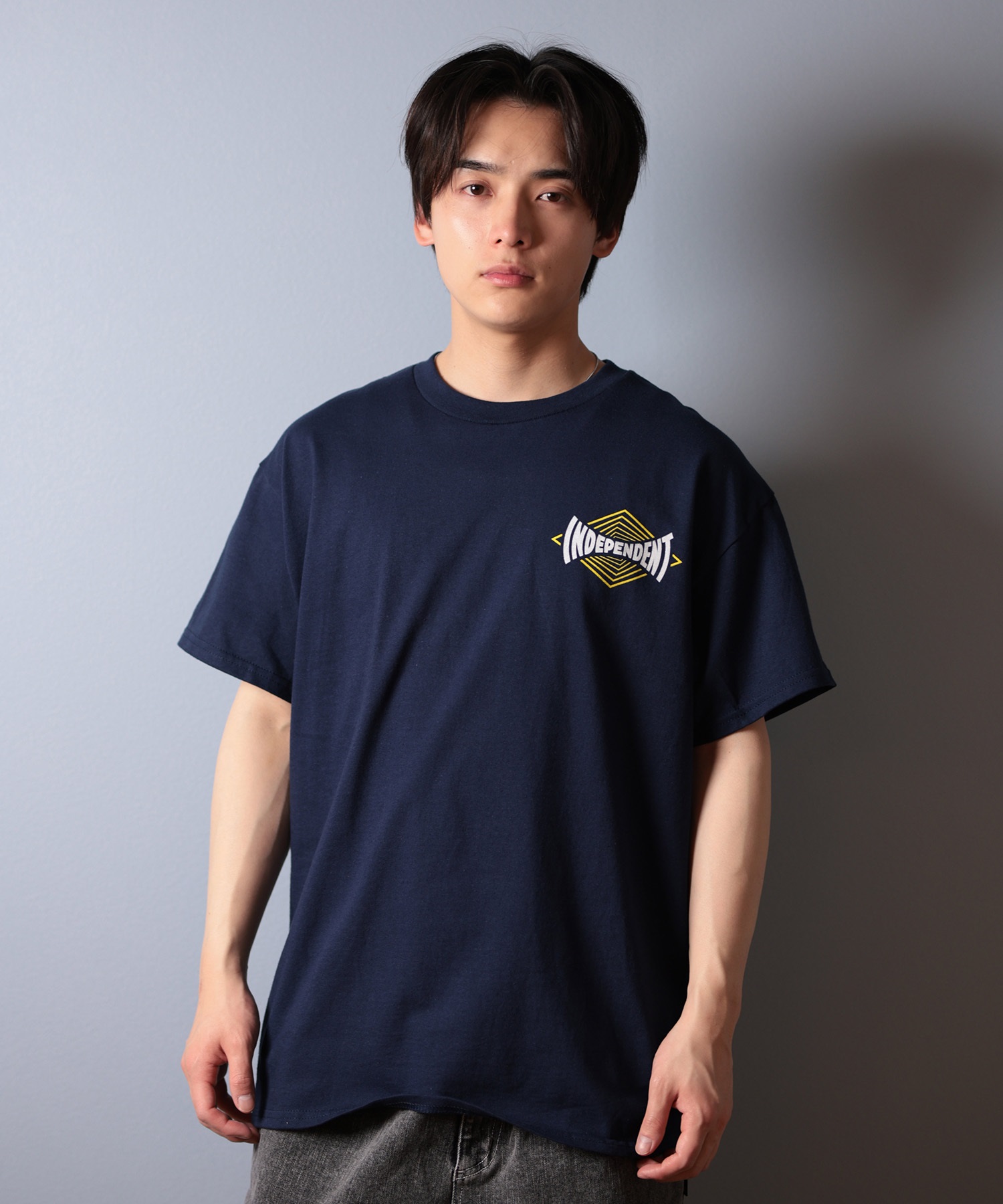 INDEPENDENT インディペンデント 半袖 Tシャツ メンズ バックプリント